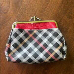Bundle 3 for $20 Buxton Black and Red Plaid Clutch